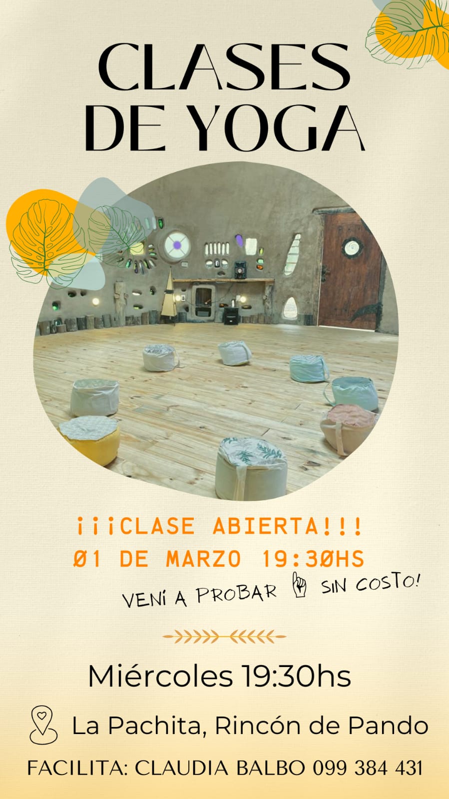 clases yoga La Pachita