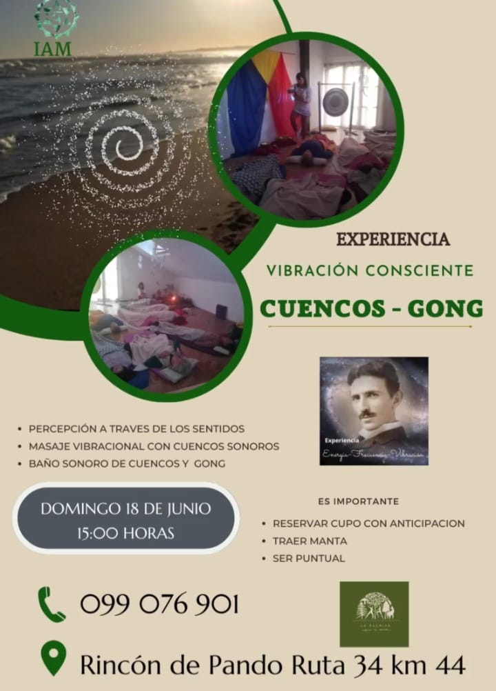 Cuencos gong en La Pachita